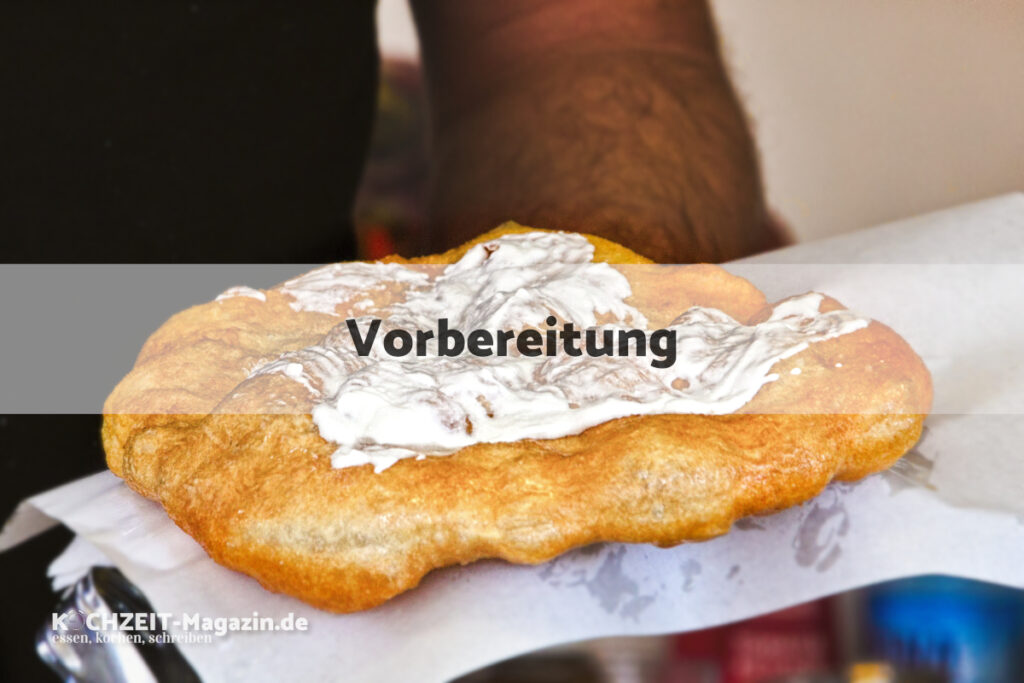 Langos Vorbereitung
