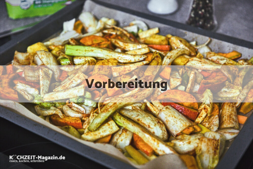 Ofengemüse Herbst Vorbereitung