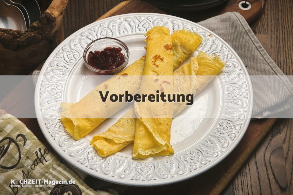 Palatschinken Vorbereitung