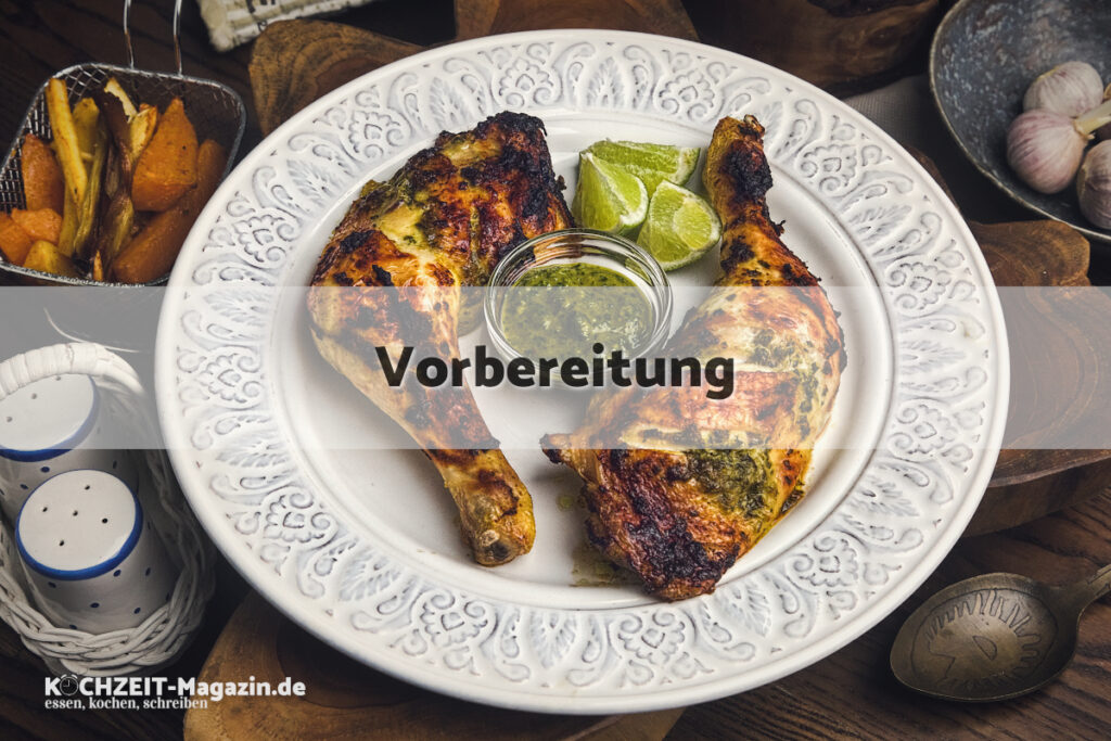Peruanisches Huhn Vorbereitung