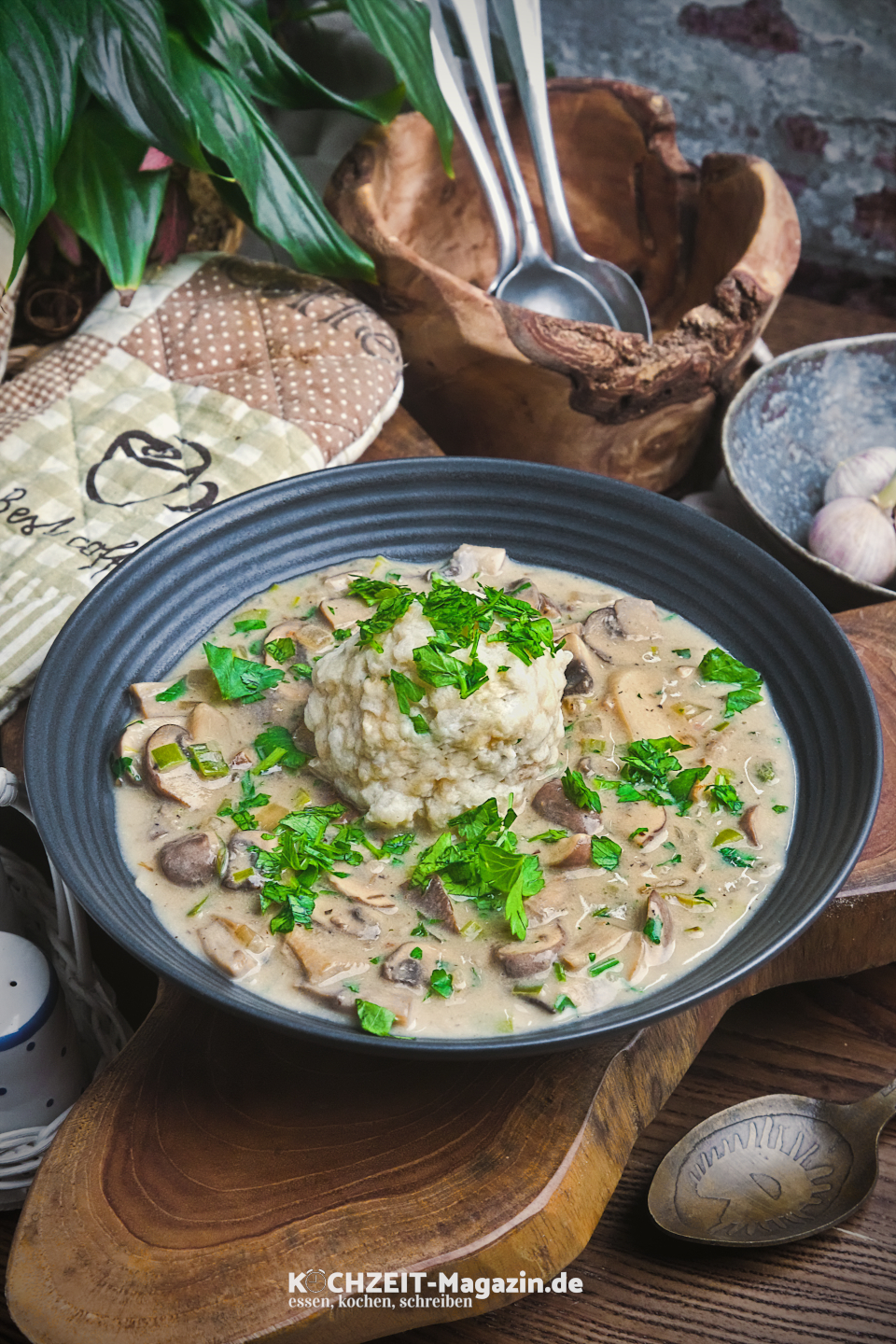 Pilzragout mit Knödel Abbildung 1 Pilzragout mit Knödel
