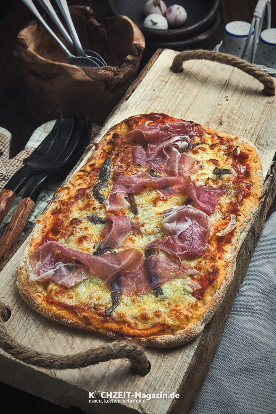 Pinsa Prosciutto Abbildung 1 Pinsa Prosciutto