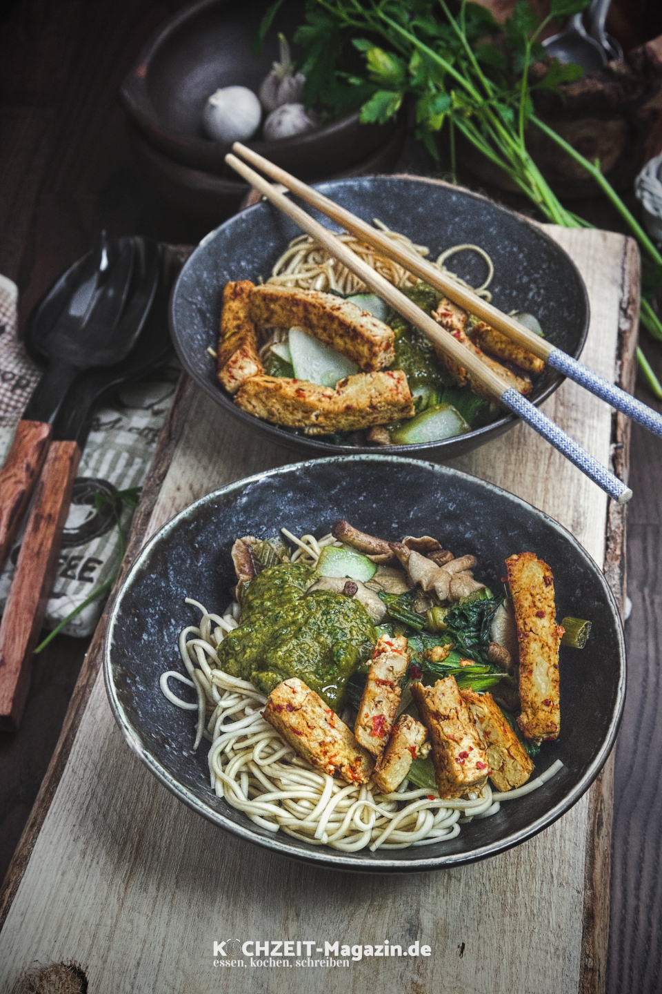 Ramen Bowl mit Chilipaste