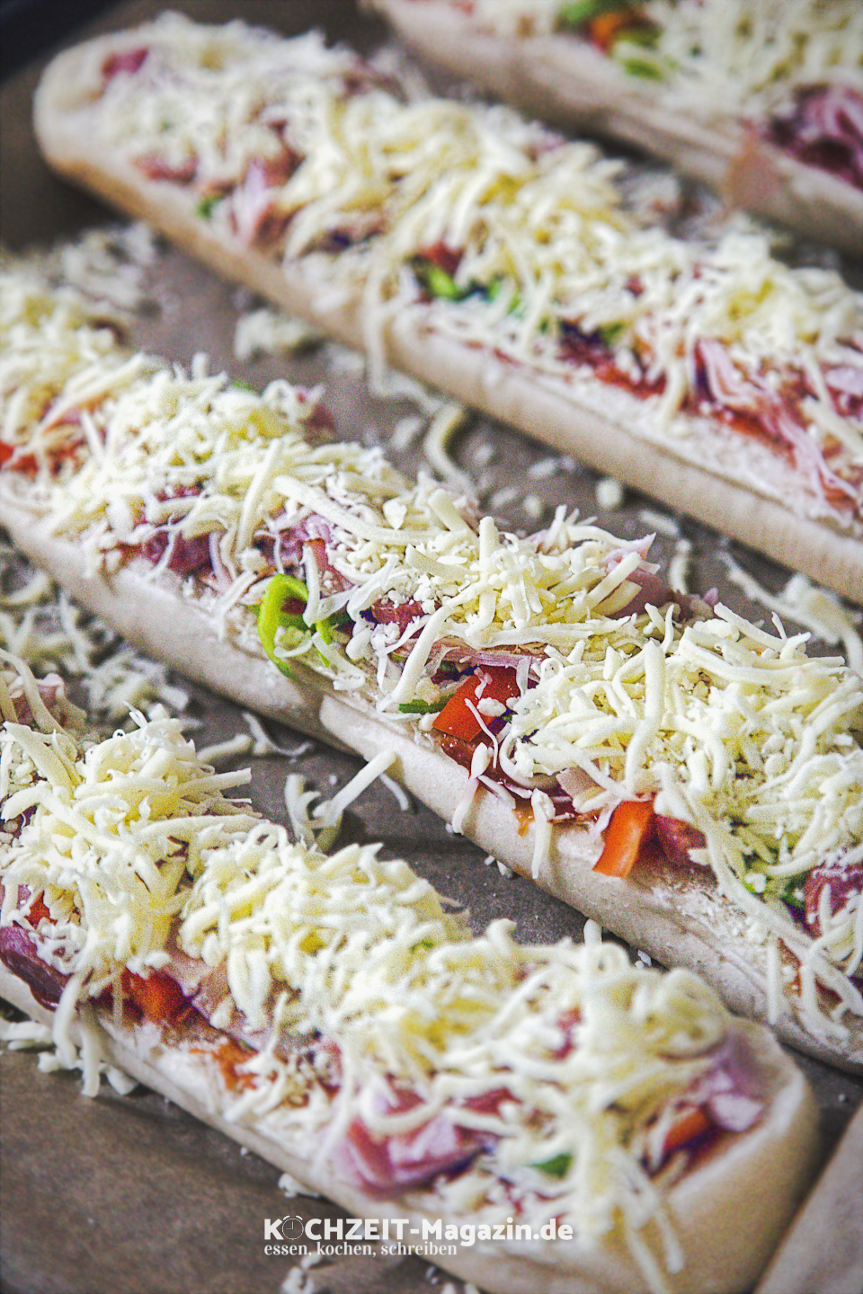 Schnelles Pizza Baguette Abbildung 1 Pizza Baguette