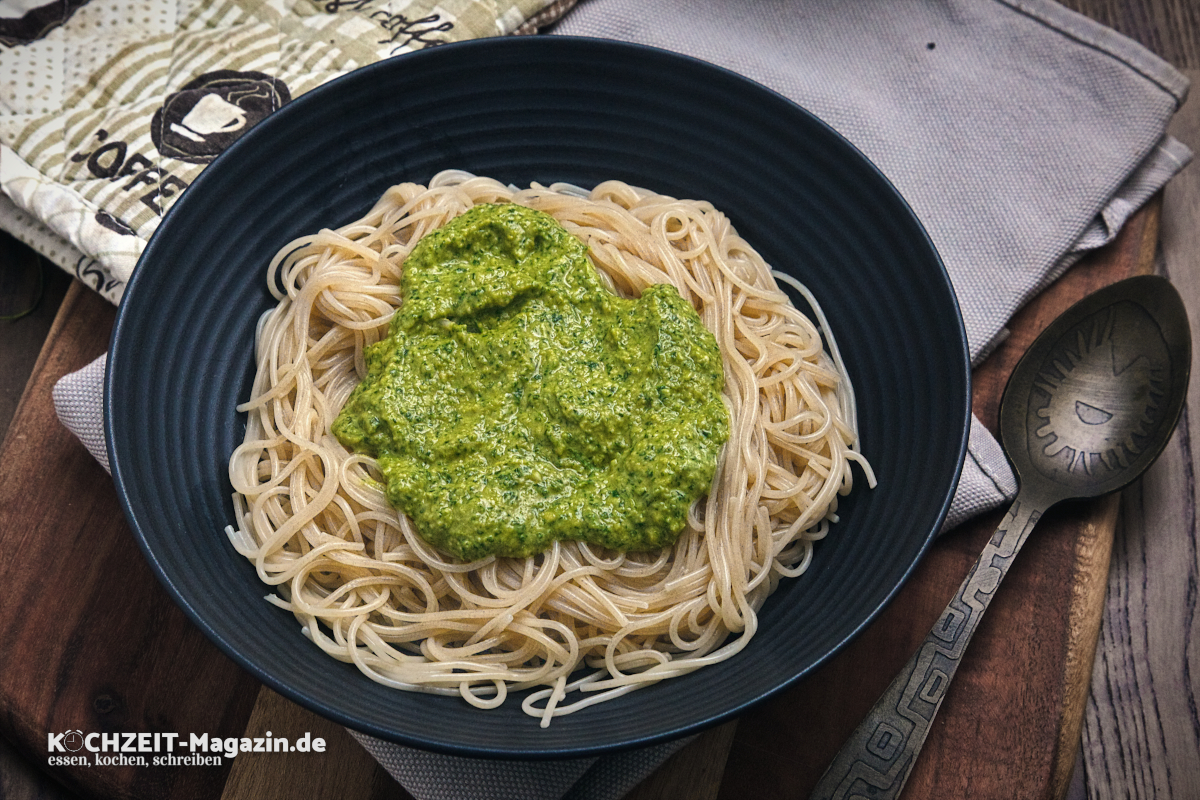 Thaipesto Spaghettini Rezept