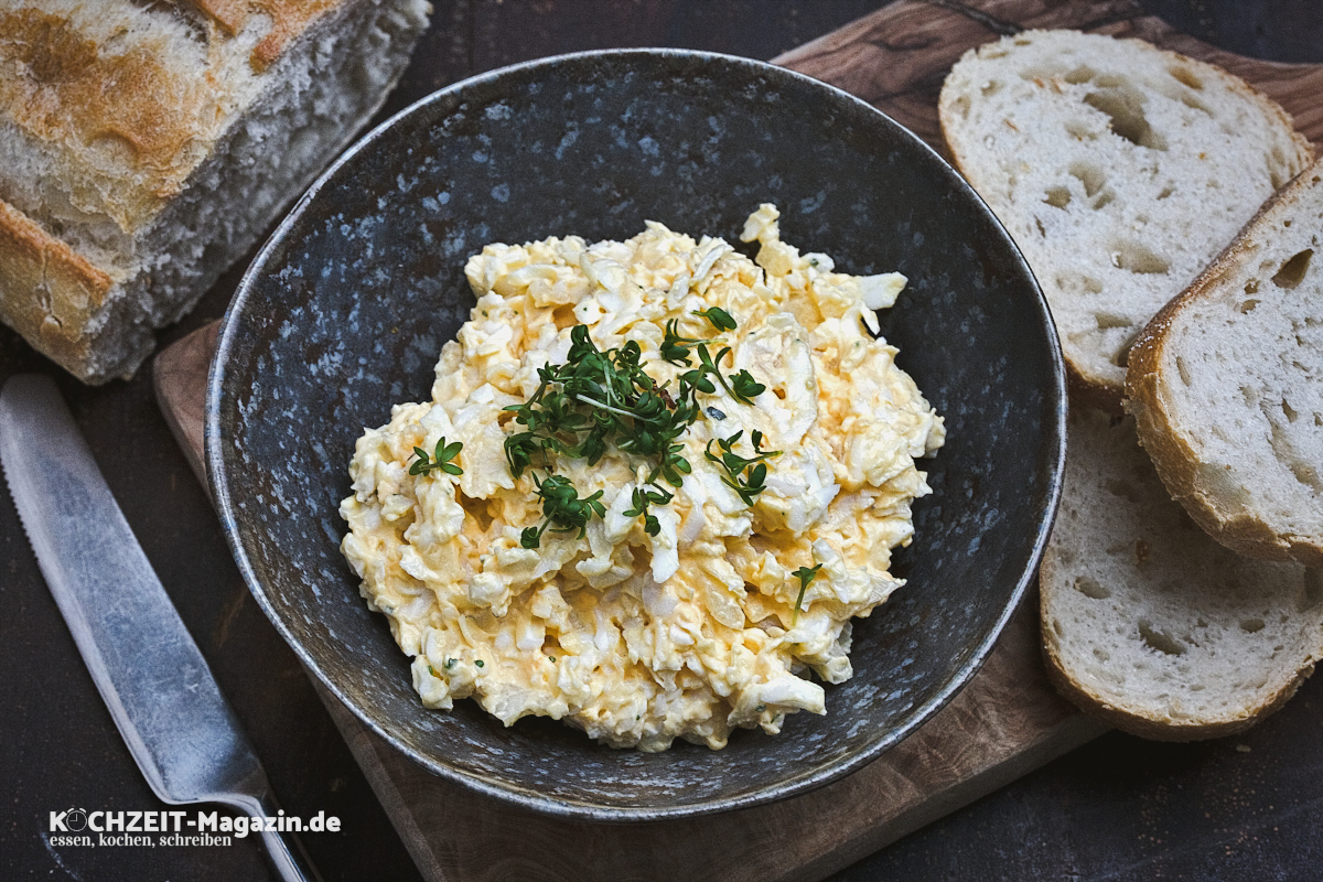 Eieraufstrich, ein schnelles Rezept für jeden Anlass