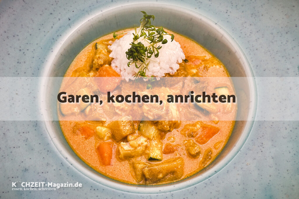 Fischcurry Kokos garen
