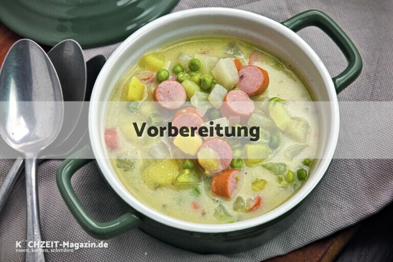Kohlrabi Eintopf Vorbereitung