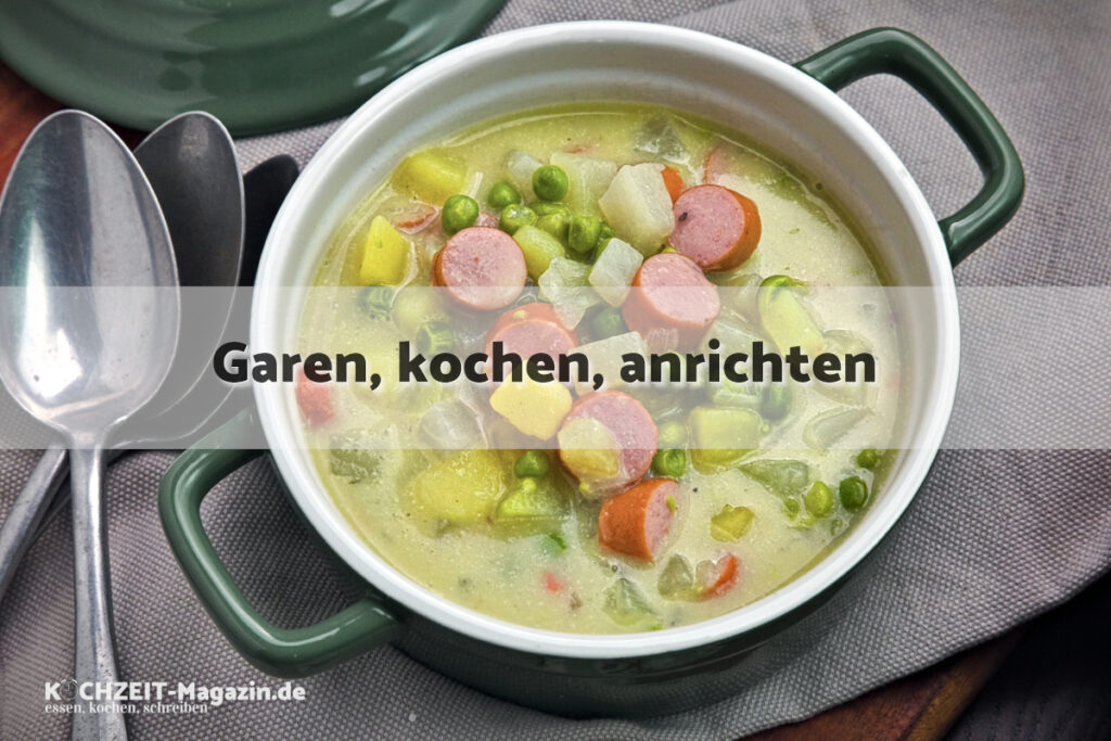 Kohlrabi Eintopf garen