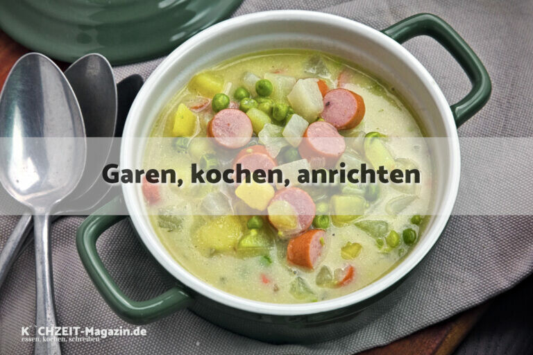 Kohlrabi Eintopf garen