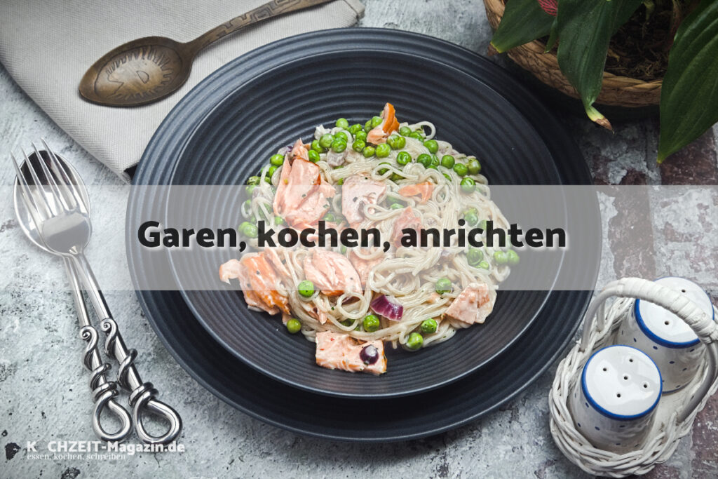 Pasta al Salmone e Piselli garen