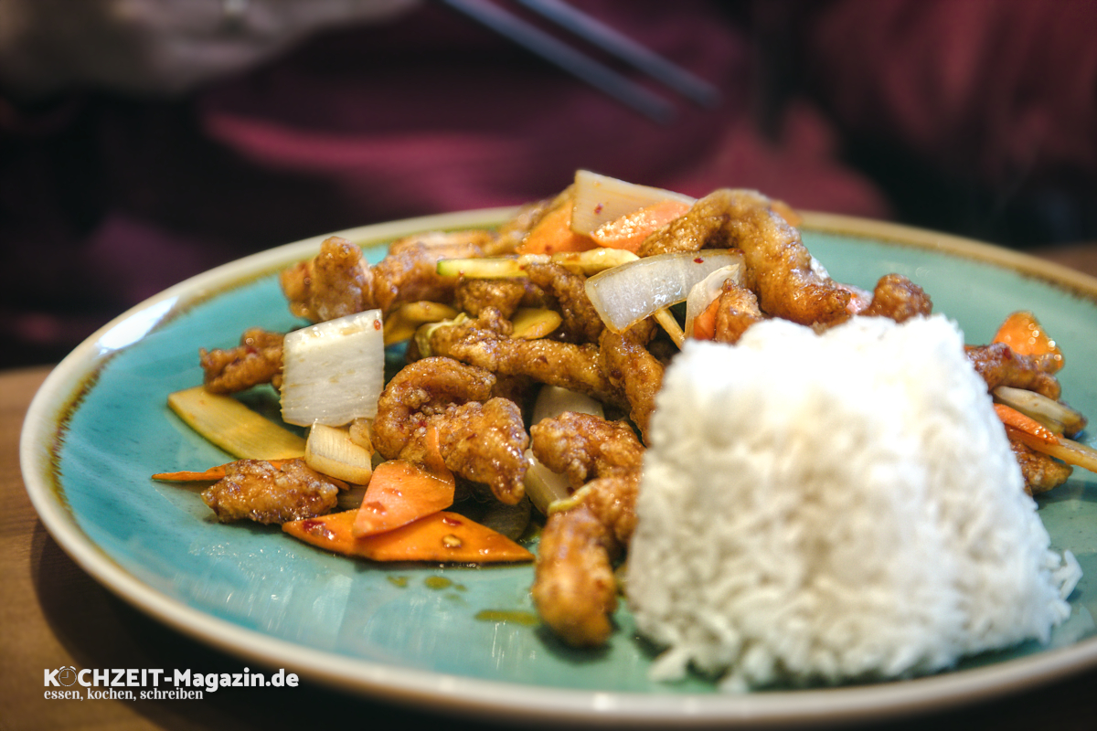 Sushi House Stockerau Abbildung 6 Hühnerfleisch knusprig gebraten
