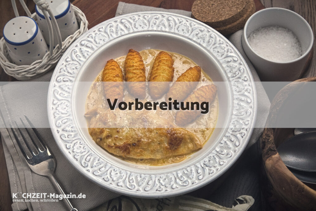 Zwiebelhuhn Vorbereitung