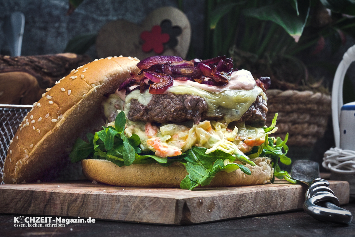 Burger Rocket & Roast Rezept