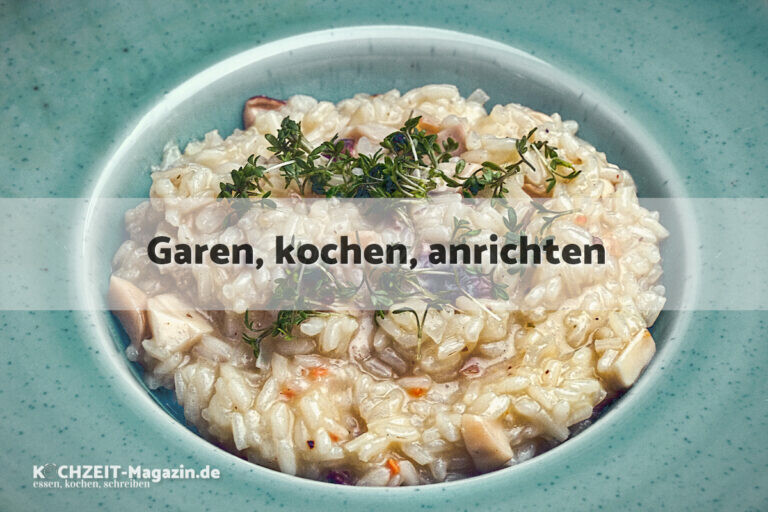 Pilzrisotto garen