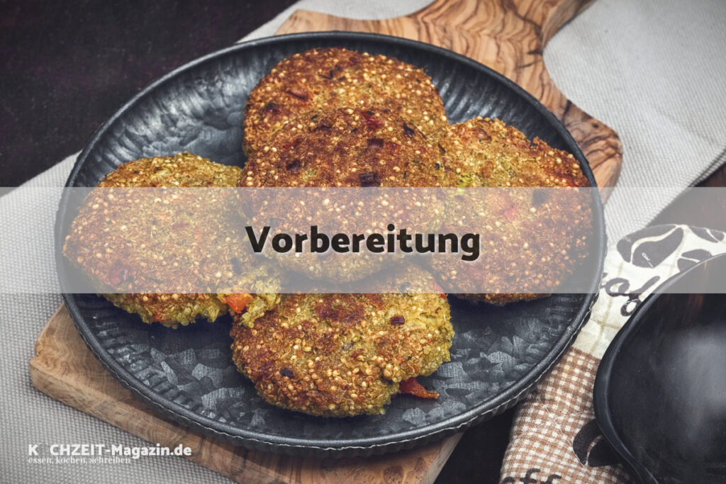 Quinoa Laibchen Vorbereitung