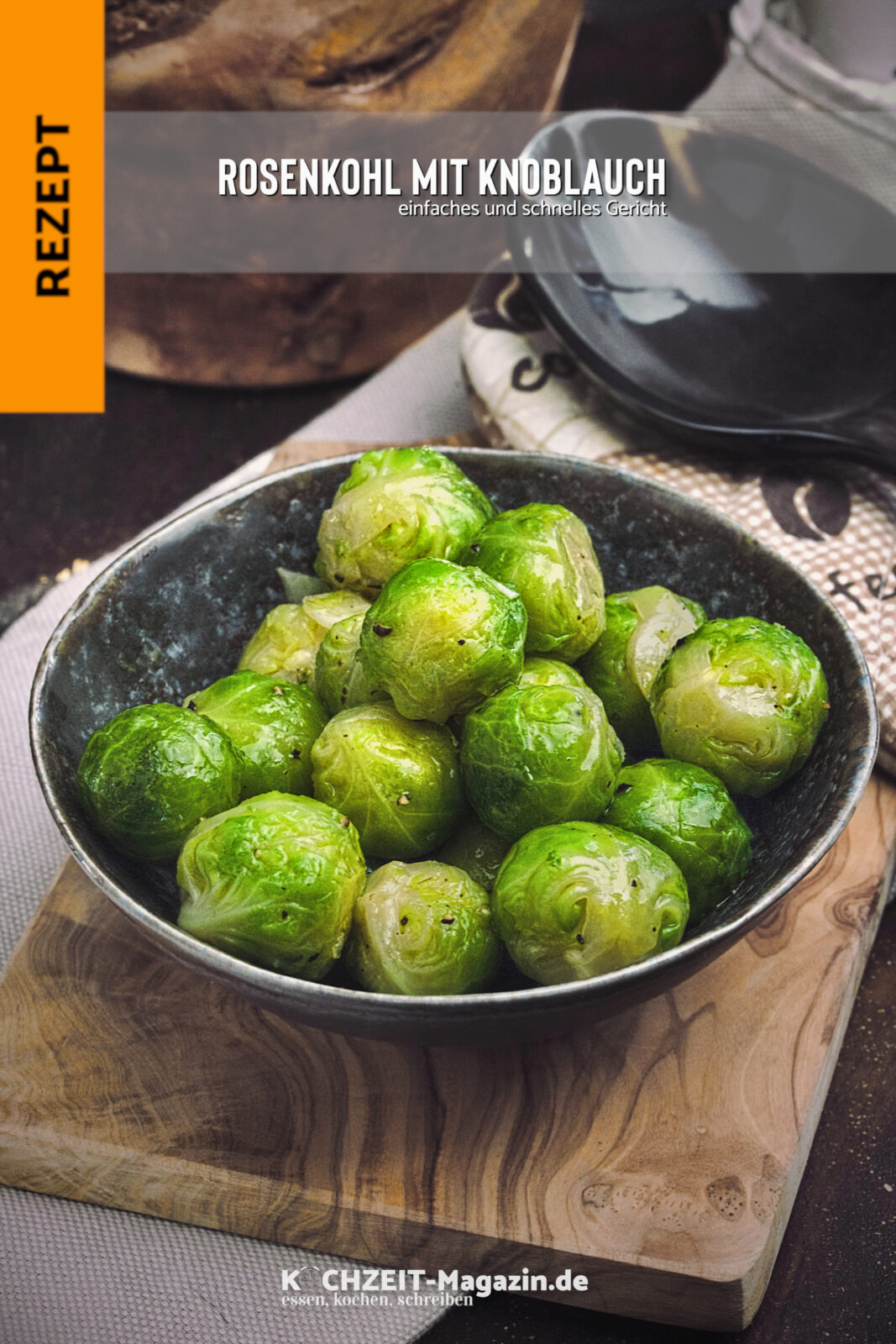 Rosenkohl mit Knoblauch