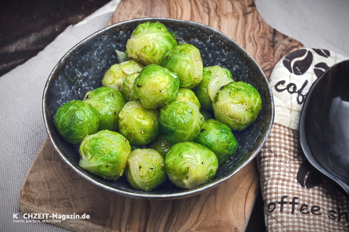 Rosenkohl mit Knoblauch Rezept