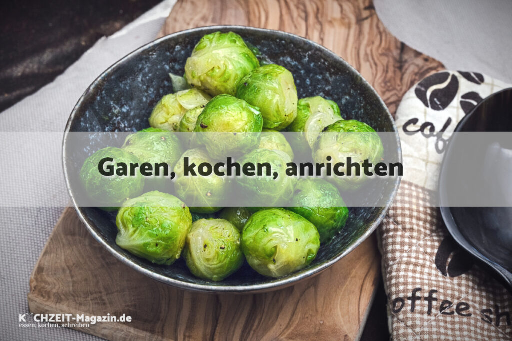 Rosenkohl mit Knoblauch garen