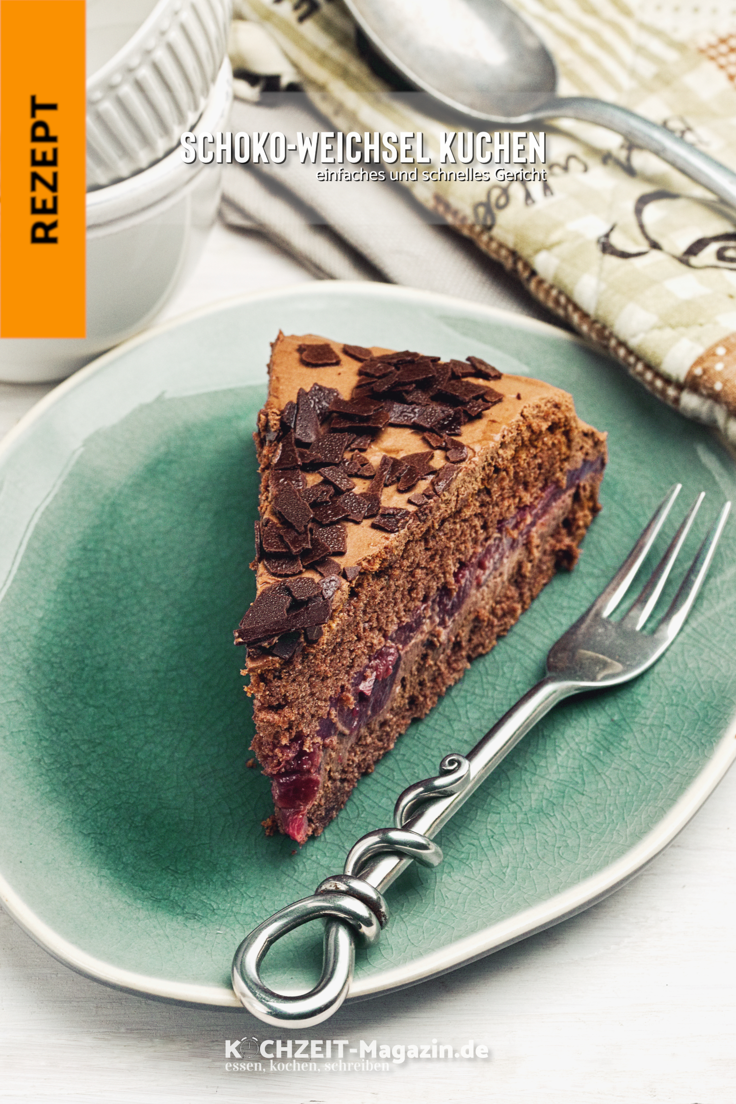 Schoko Weichsel Kuchen Schoko Kirsch Kuchen