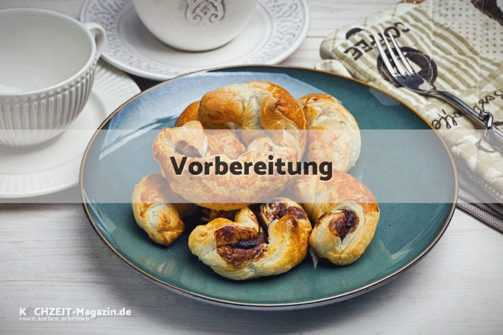 Schokokipferl Vorbereitung