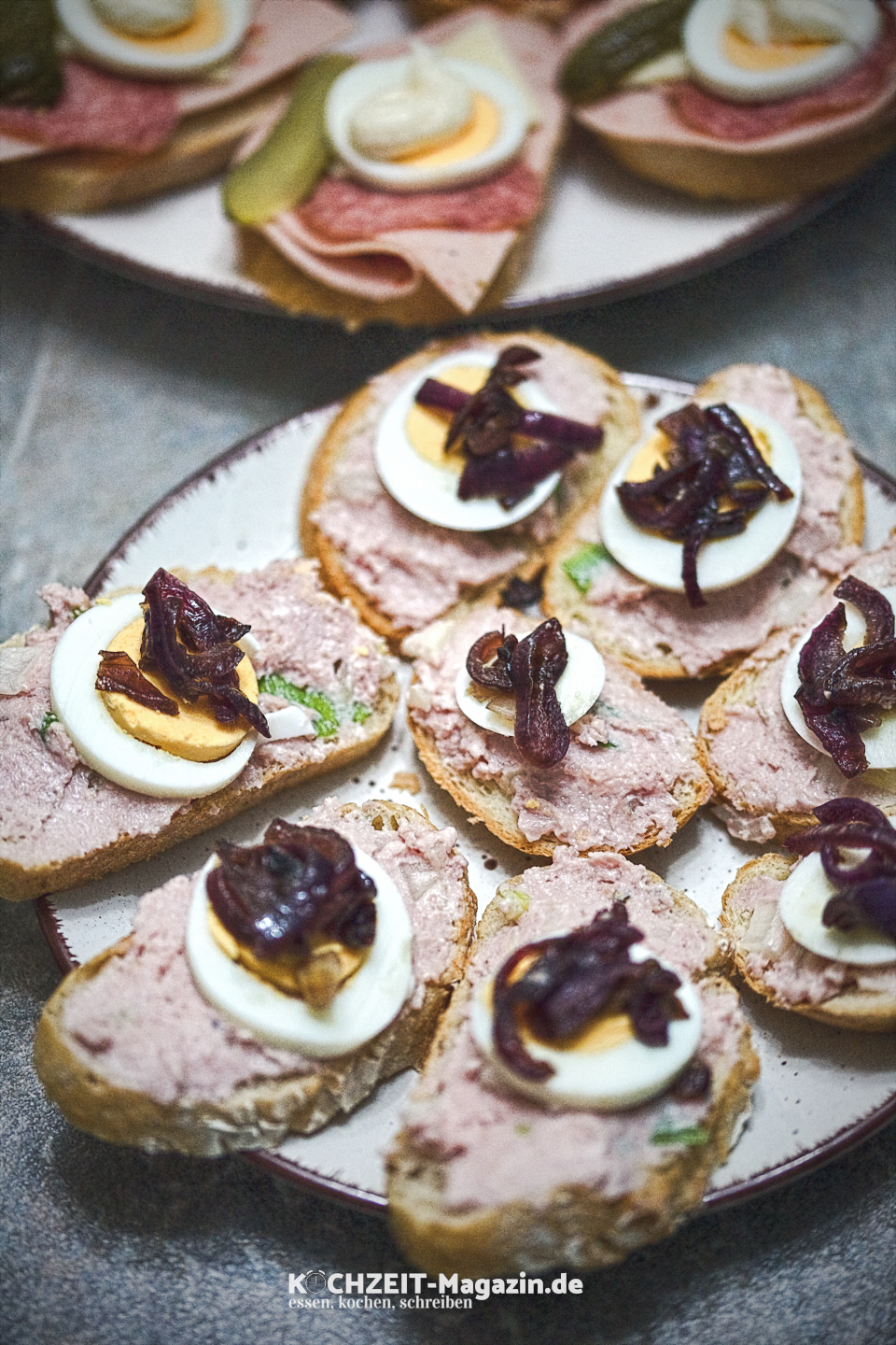 Wurstaufstrich Brötchen