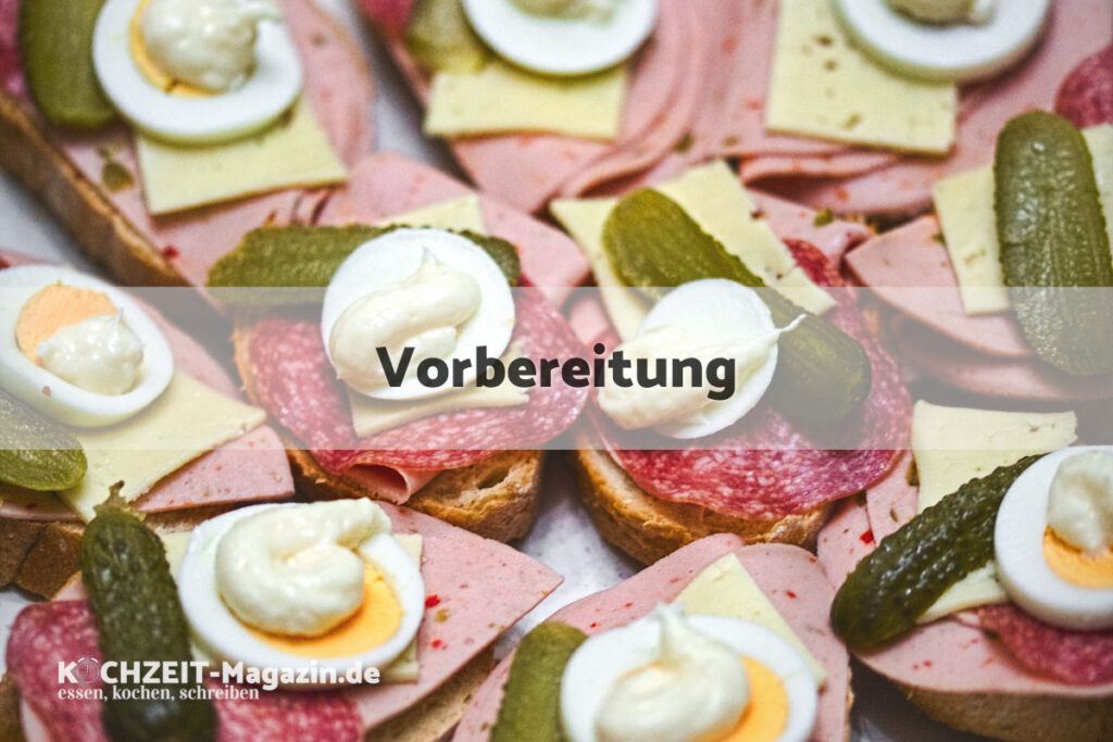 Wurstbrötchen Vorbereitung