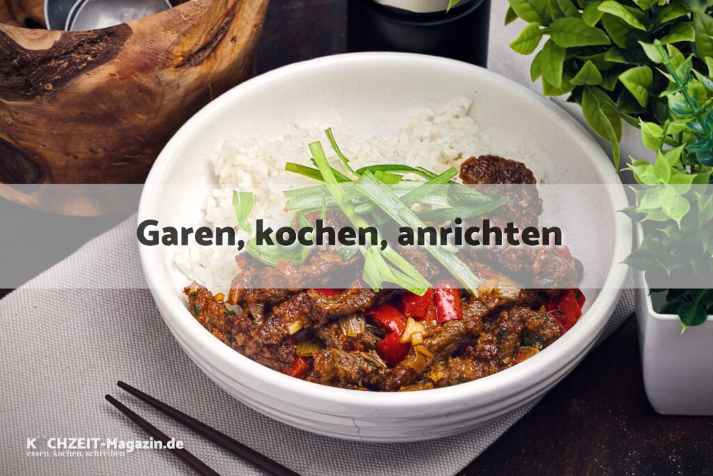 asiatisches Chili Steak garen