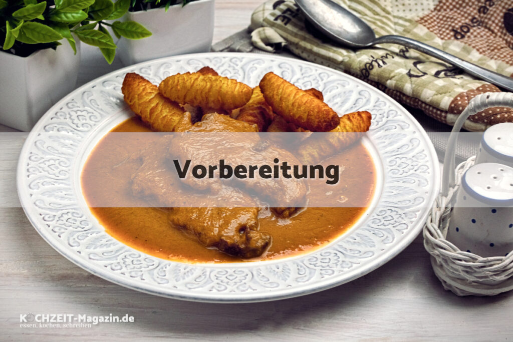 geschmorter Schweinenacken Vorbereitung