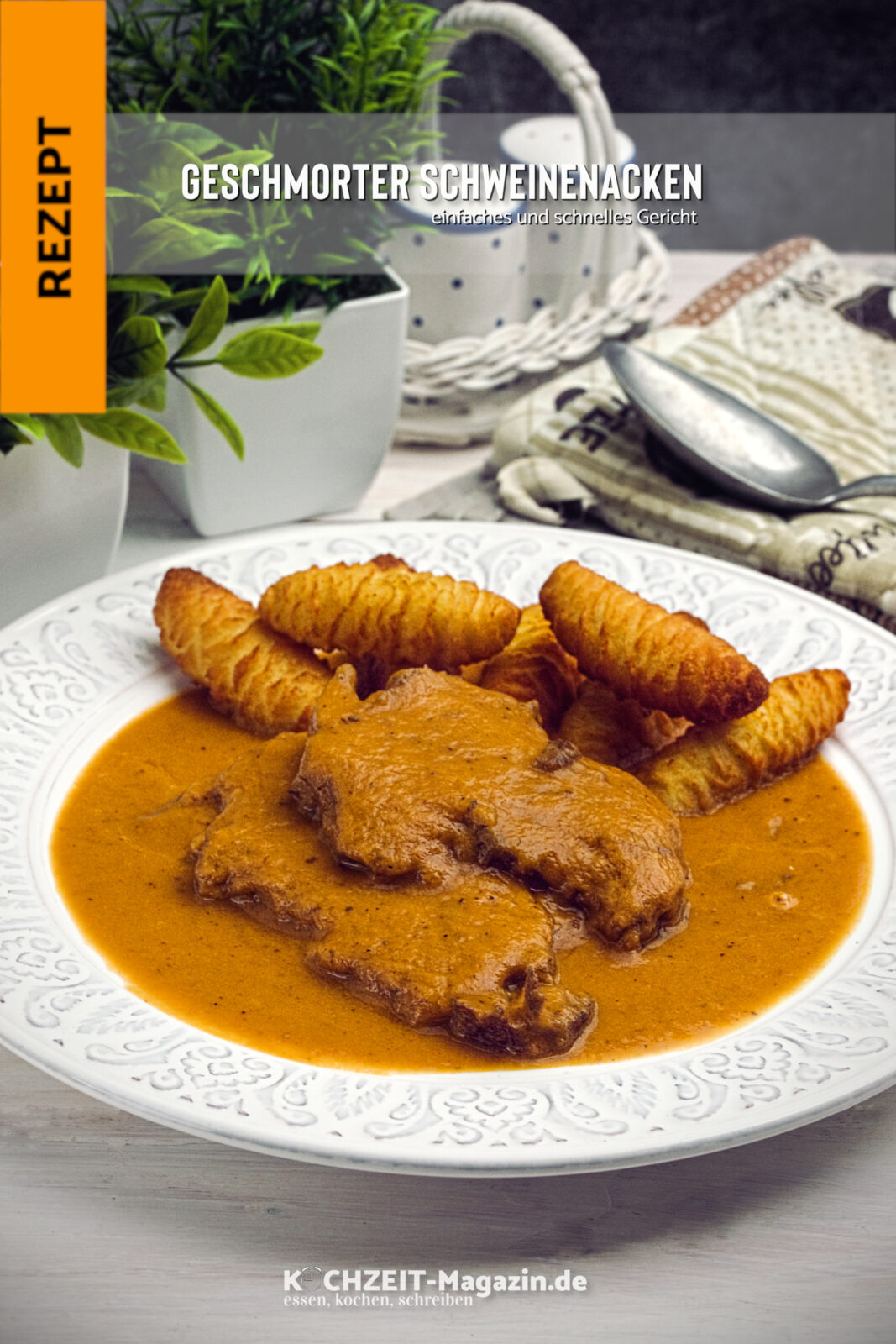 geschmorter Schweinenacken