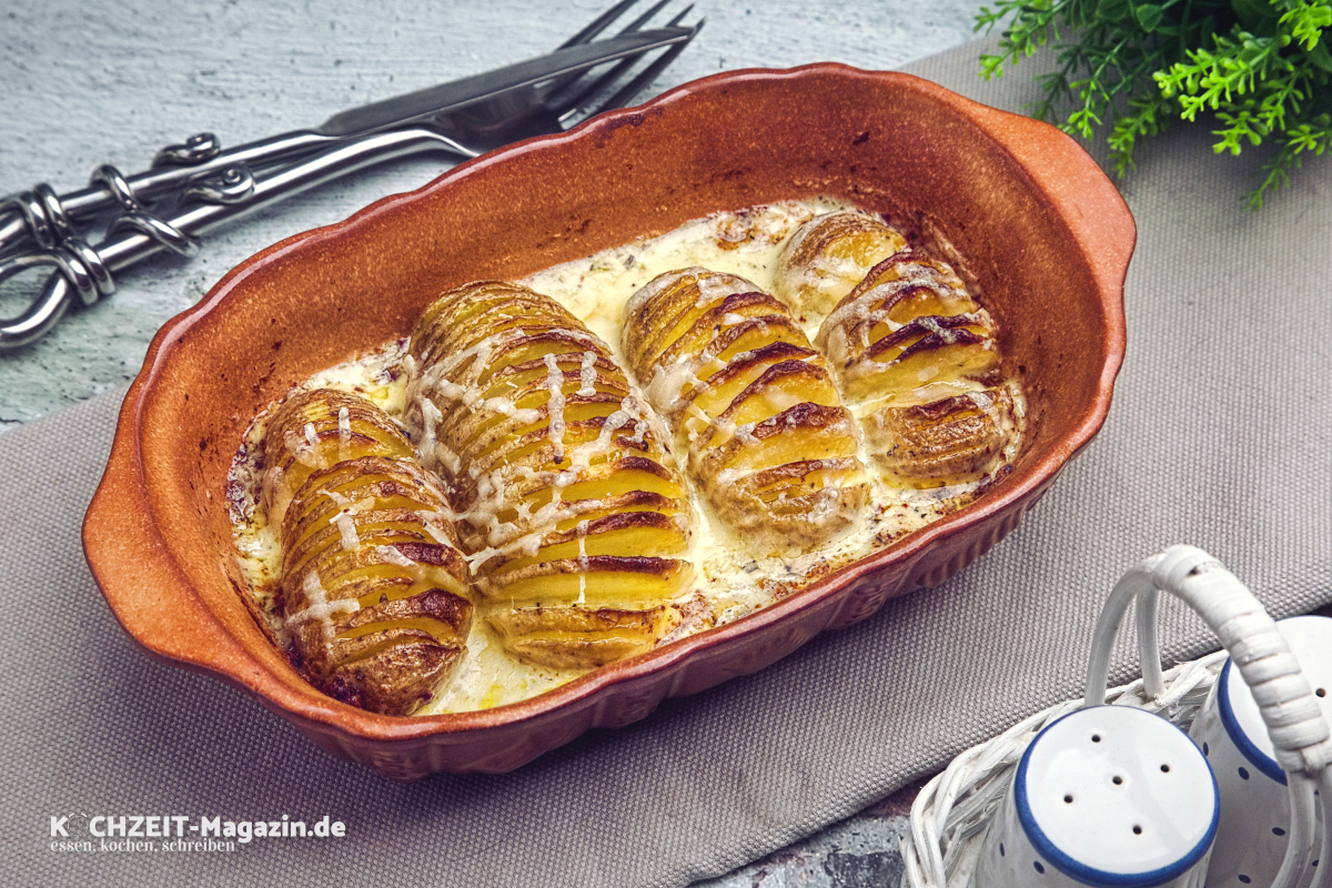 Hasselback Kartoffeln Savoyard Art Rezept
