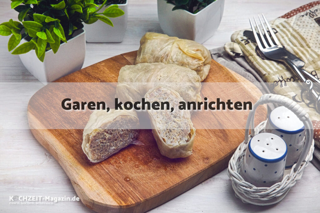 Krautrouladen garen
