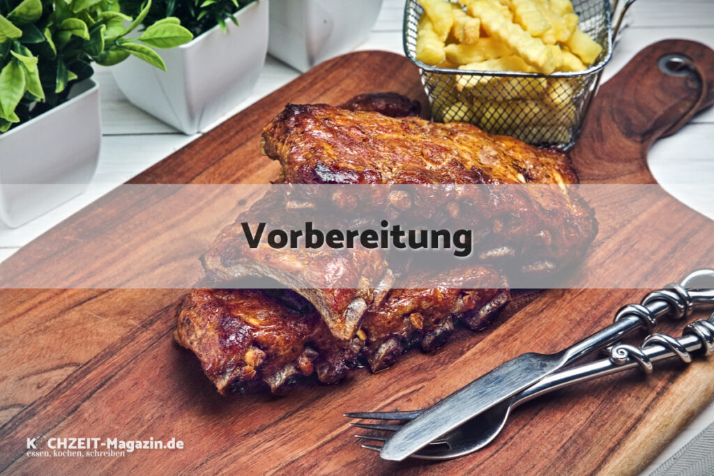 Spareribs Ofen Vorbereitung