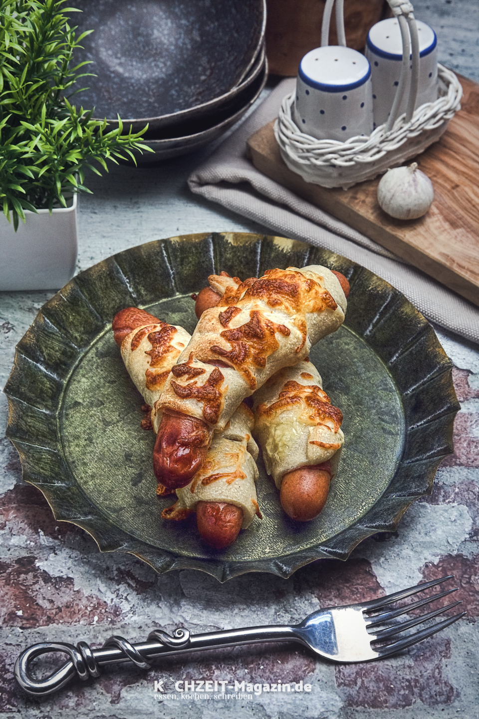 Würstchen im Pizzateig Abbildung 1