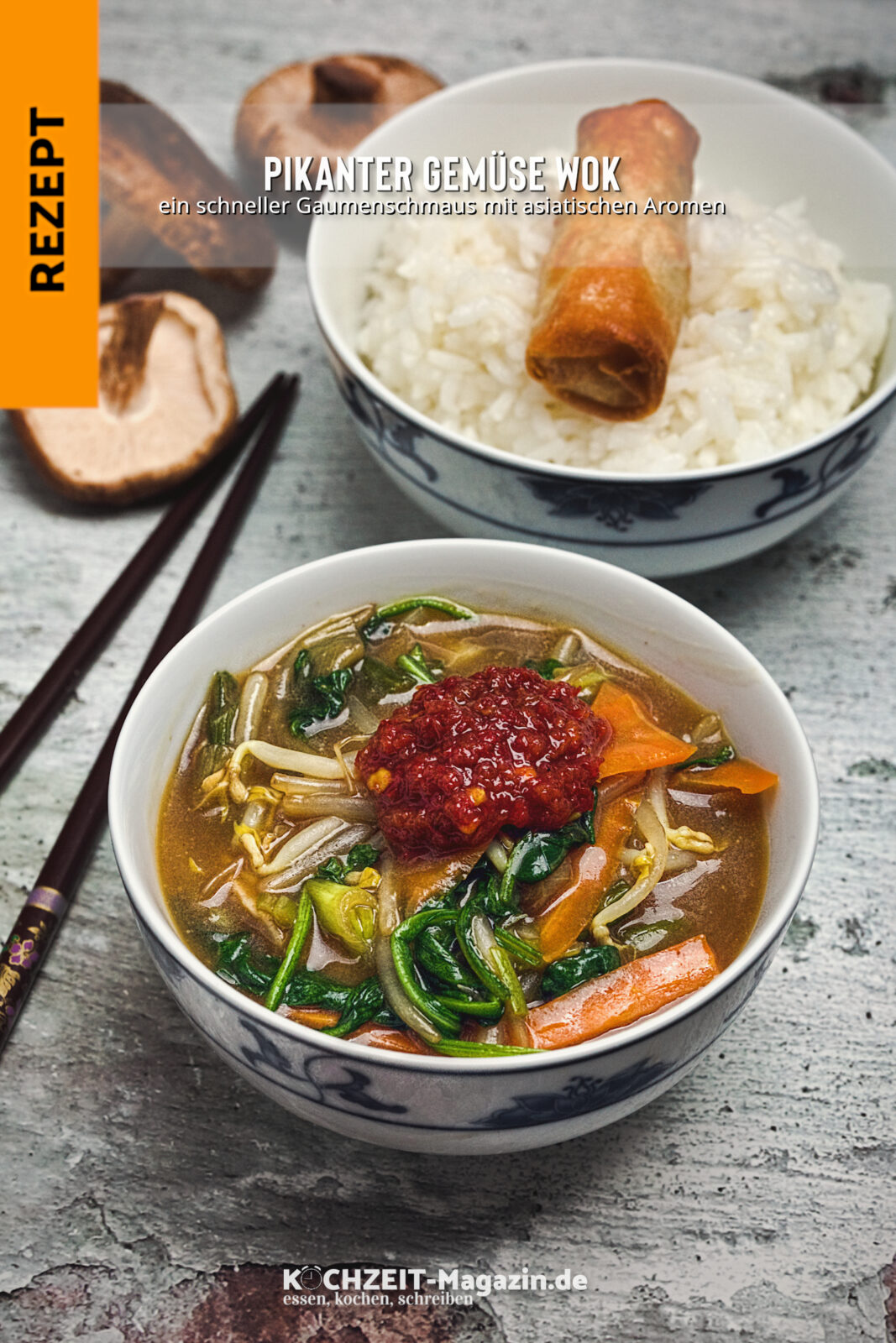 Pikanter Gemüse Wok