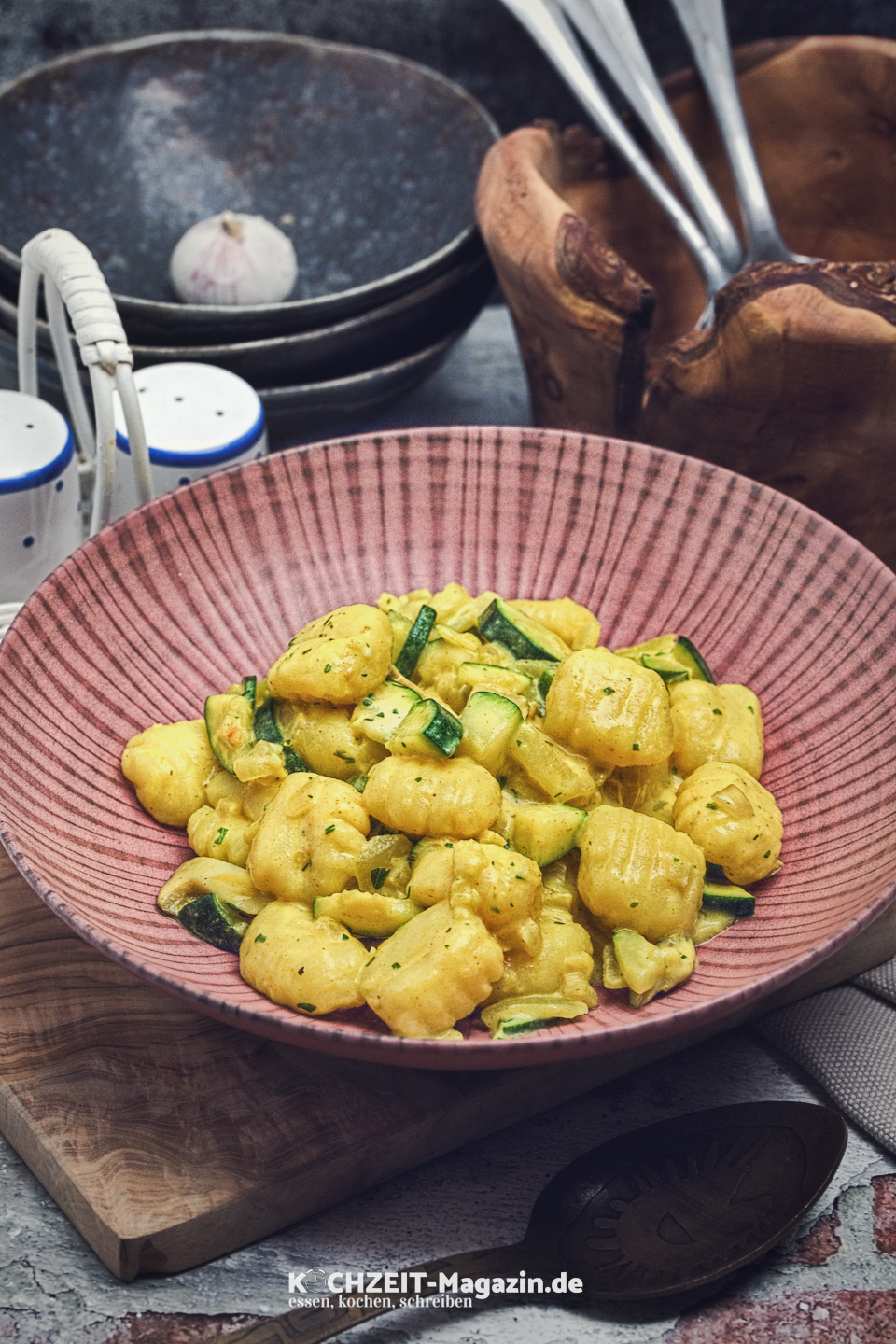 Gnocchi Zucchini Frischkäse Abbildung 1