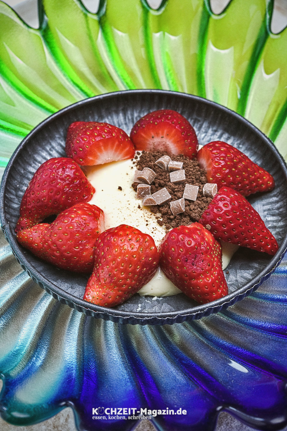 Pudding mit Erdbeeren Abbildung 1