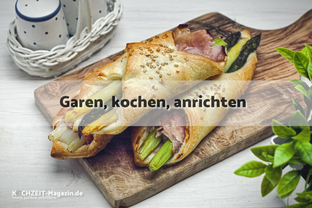Spargeltaschen garen