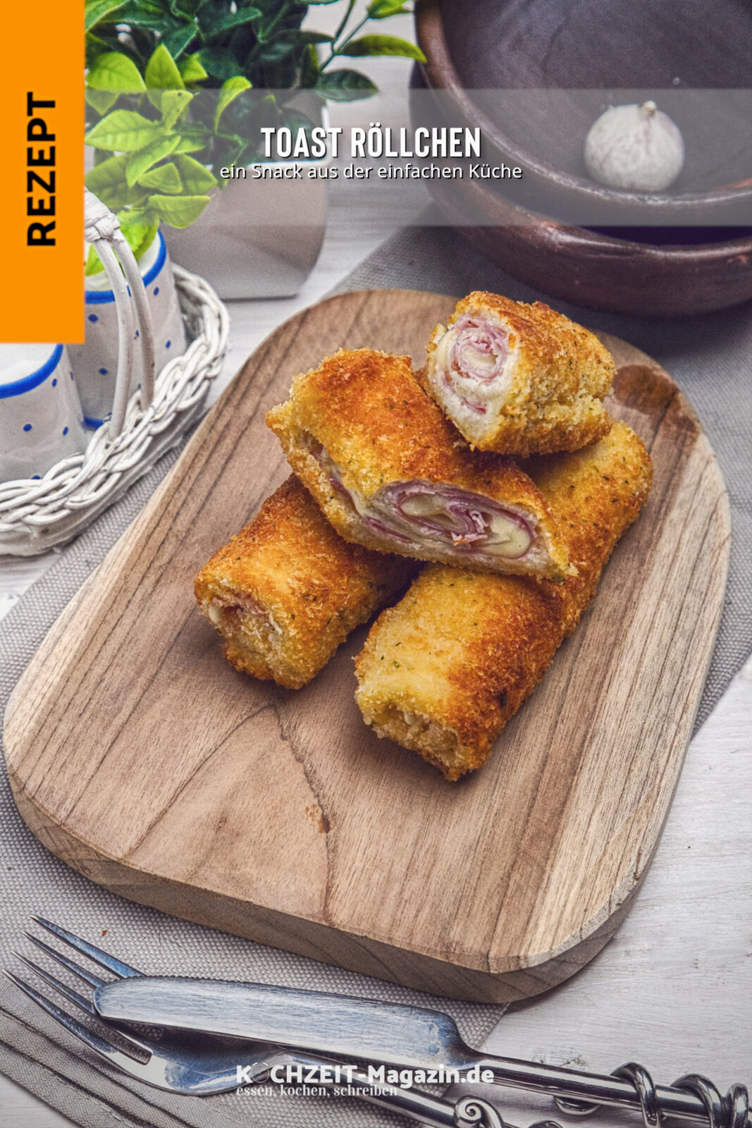 Toast Röllchen Toast Röllchen