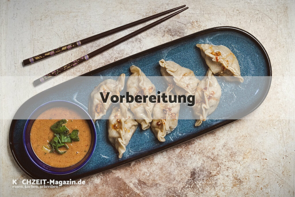 Beef Dumplings Vorbereitung