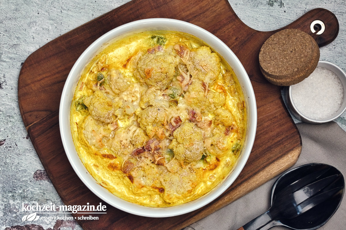 Blumenkohl Curry Auflauf Rezept