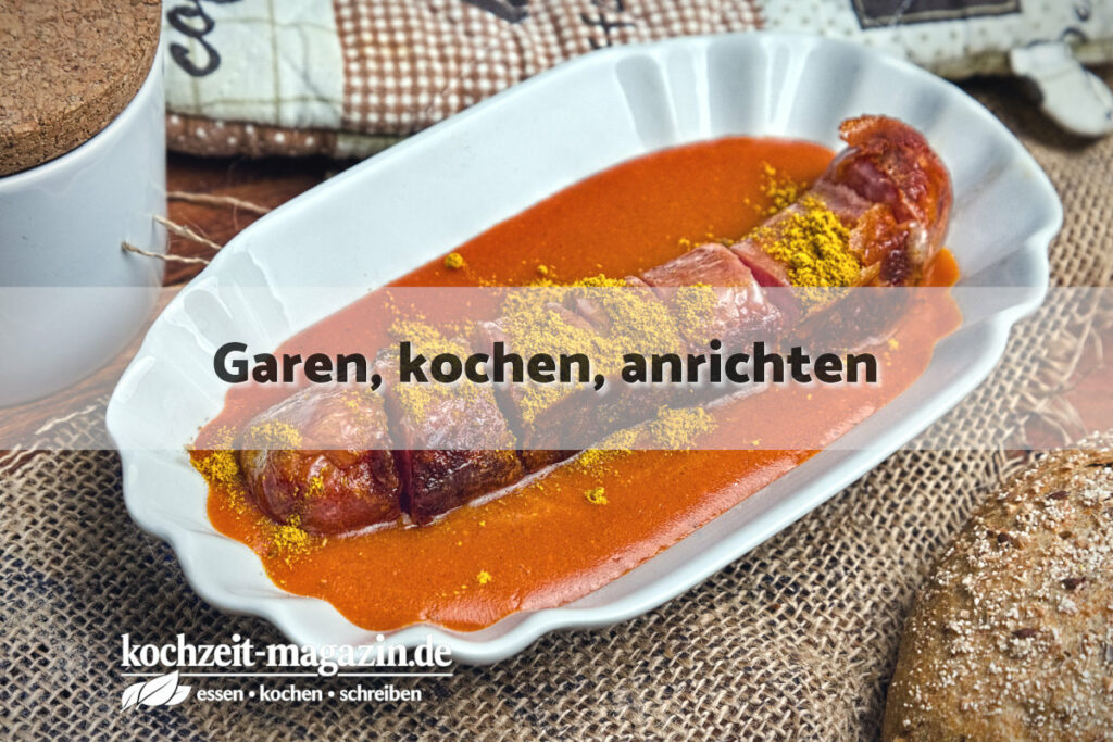 Curry Käsekrainer garen
