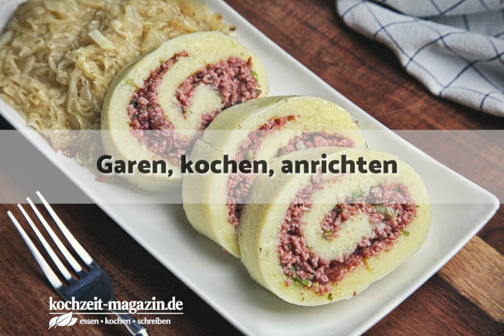 Kartoffelroulade garen