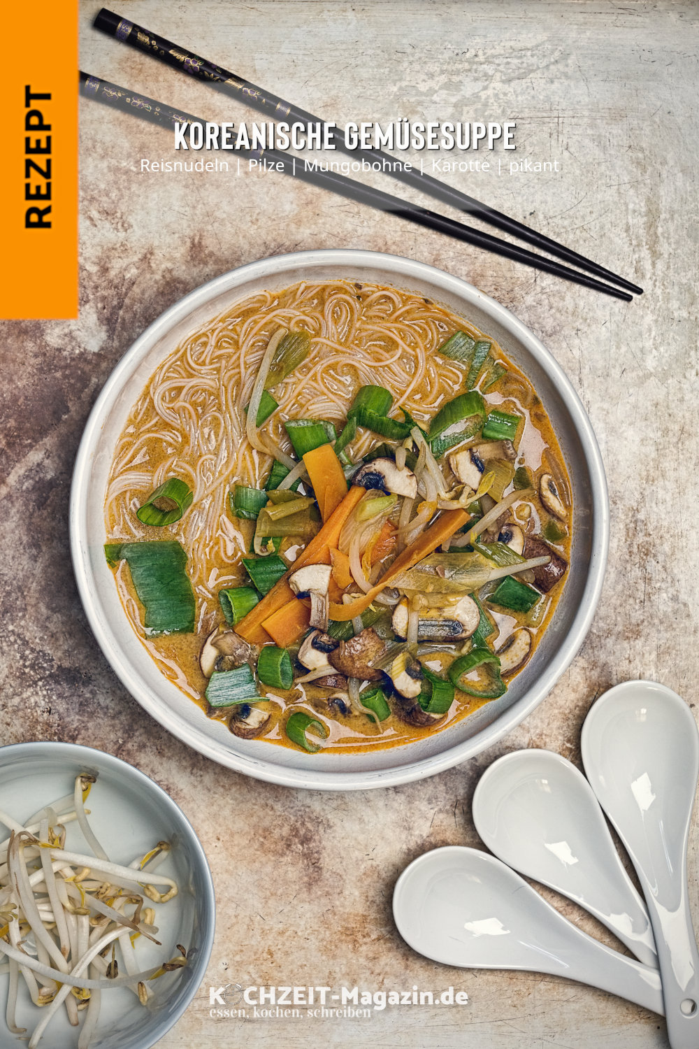 Koreanische Gemüsesuppe