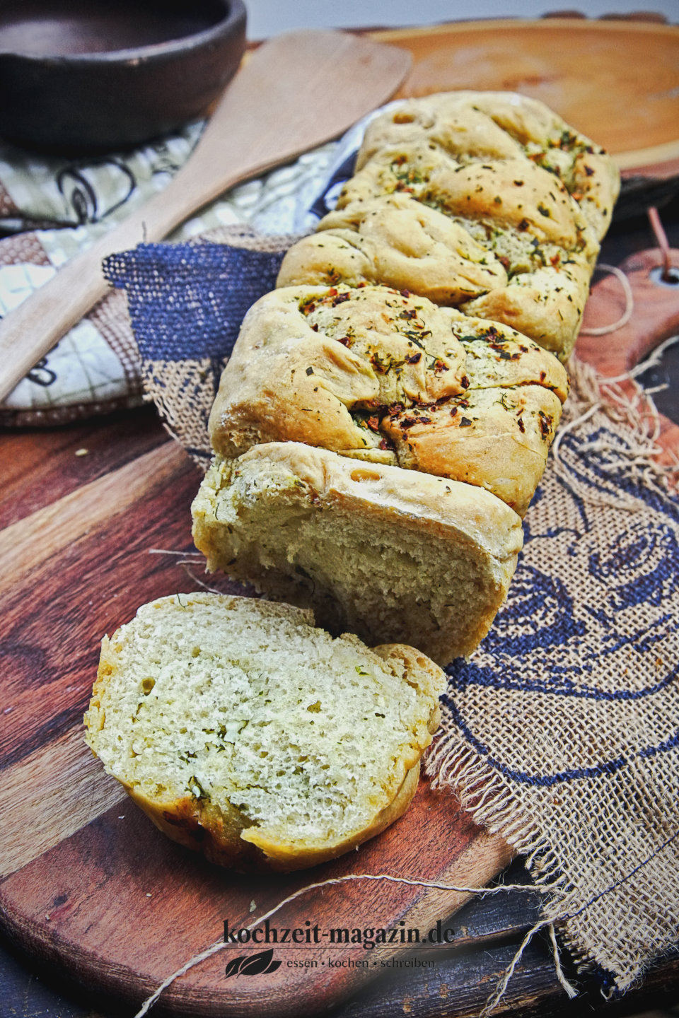 Kräuterzupfbrot