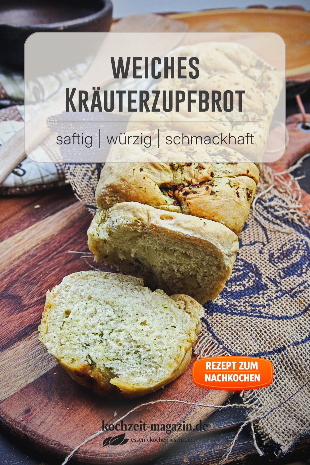 Kräuterzupfbrot