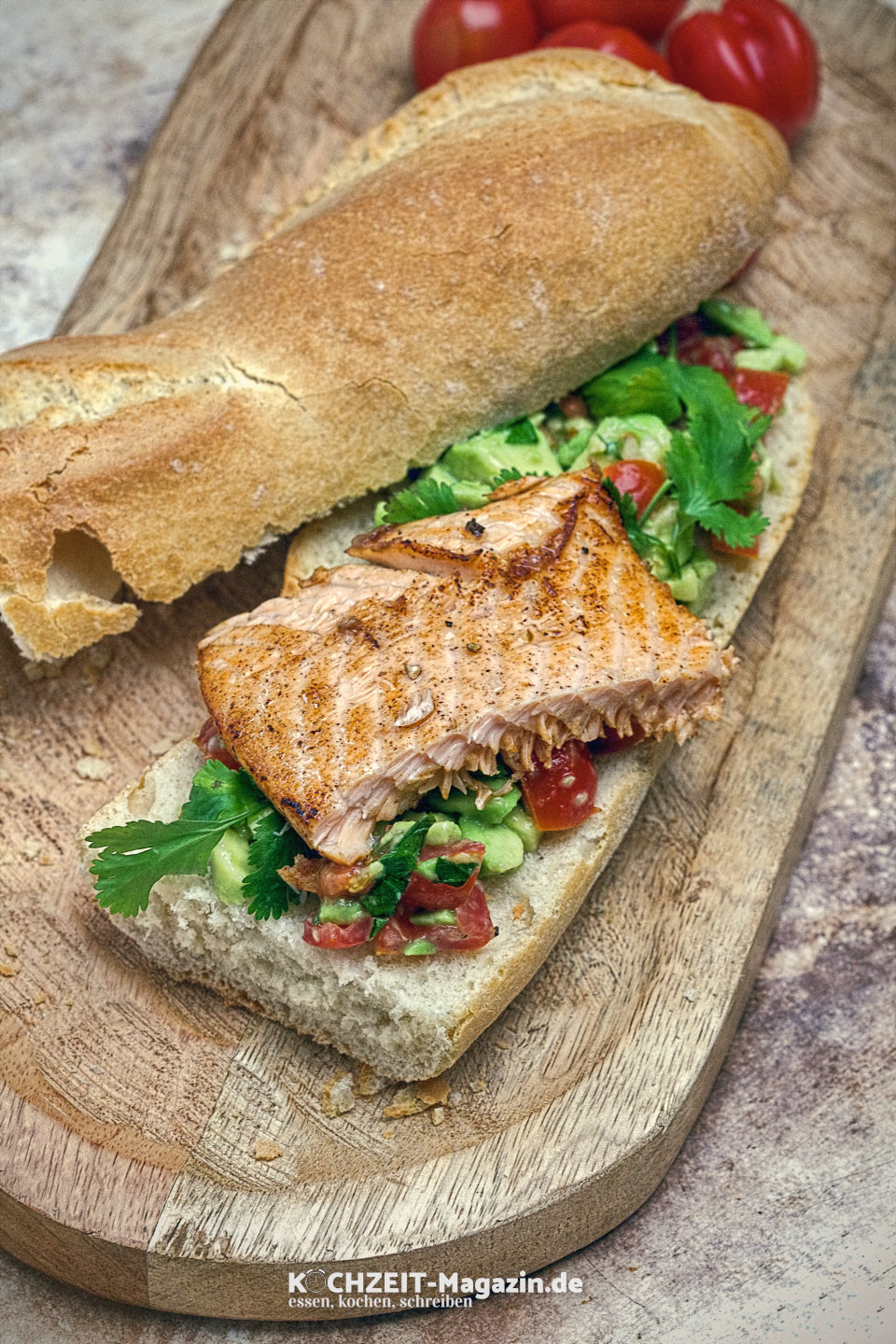 Lachs Baguette Abbildung 1