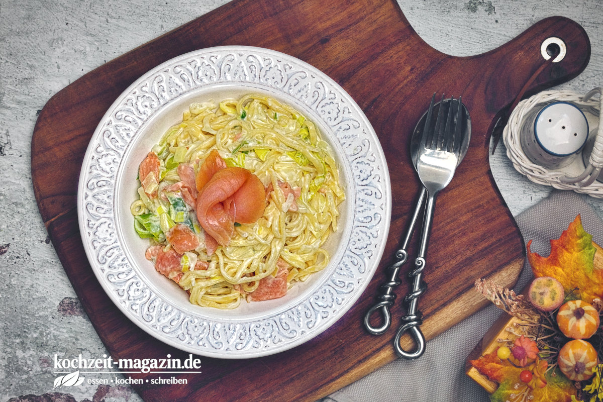 Lachs Zitronen Pasta Rezept