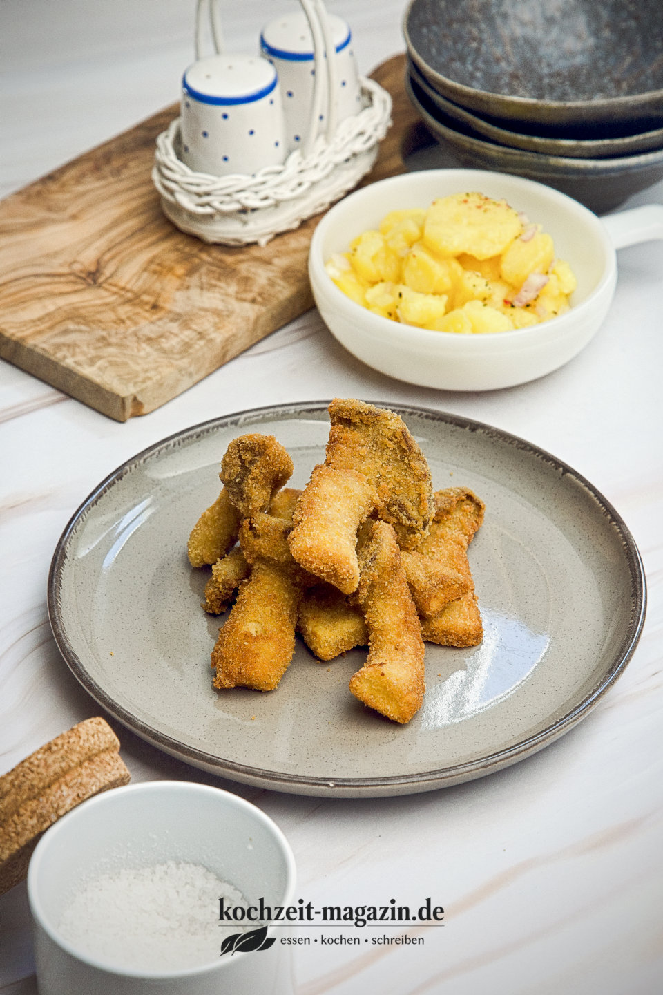 gebackene Kräuterseitlinge