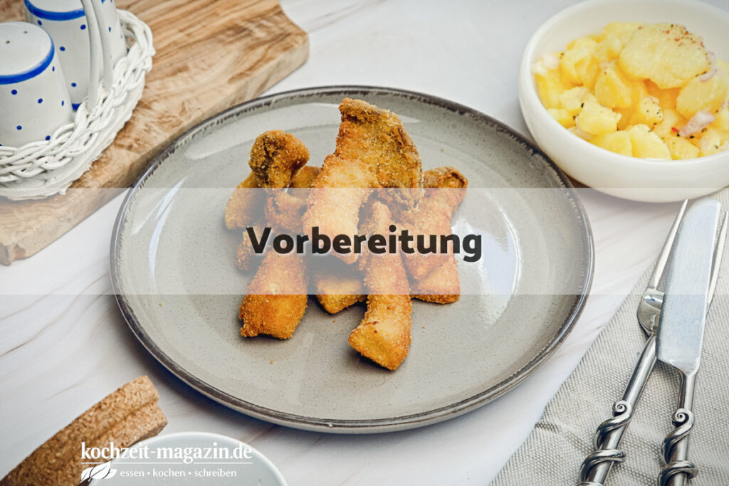 gebackene Kräuterseitlinge Vorbereitung